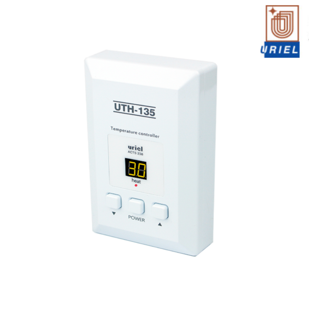 (우리엘전자) 국산 필름난방용 온도조절기 UTH-135 전자식 자동온도 조절기 4kW 20,000원