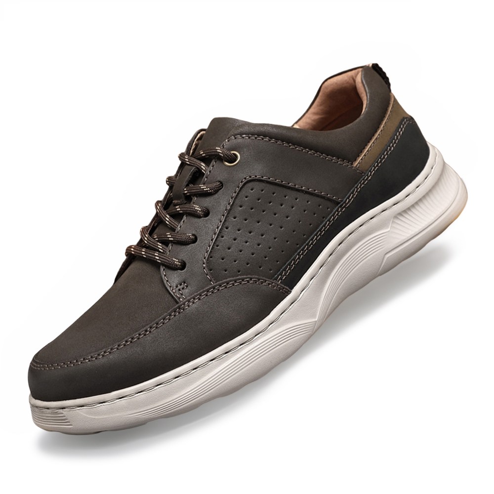 [ 보이앤맨 ] 남자 천연 소가죽 스니커즈 운동화 남성 편한 신발 캐주얼화 슈즈  (사이즈 245/250/255/260/265/270/275/280) 99,000원