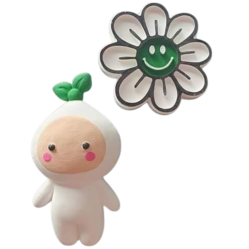 유니크센트 차량용방향제 석고 송풍구클립 새싹둥이데이지, 피톤치드, 1개 12,900원