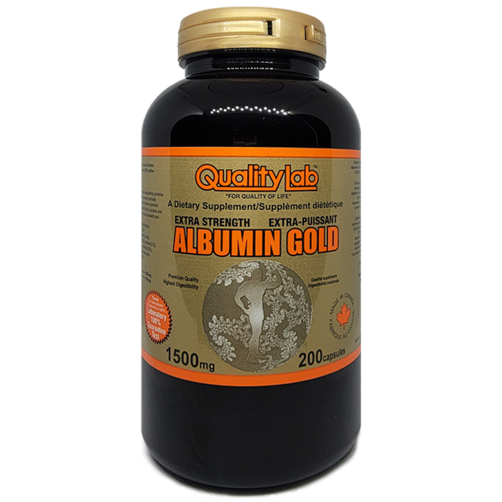 캐나다 오랜전통 퀄리티랩 알부민 골드 200캡슐 먹는 ALBUMIN GOLD 단백질 알부민정 280,000원