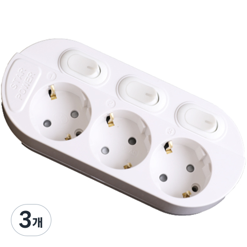 이어지다 개별 스위치 멀티탭 3구 36,900원