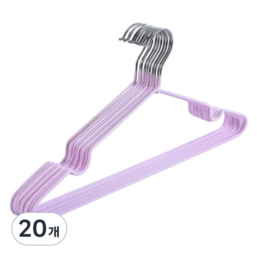 코지웰 미끄럼 방지 논슬립 옷걸이, 퍼플, 20개 11,980원