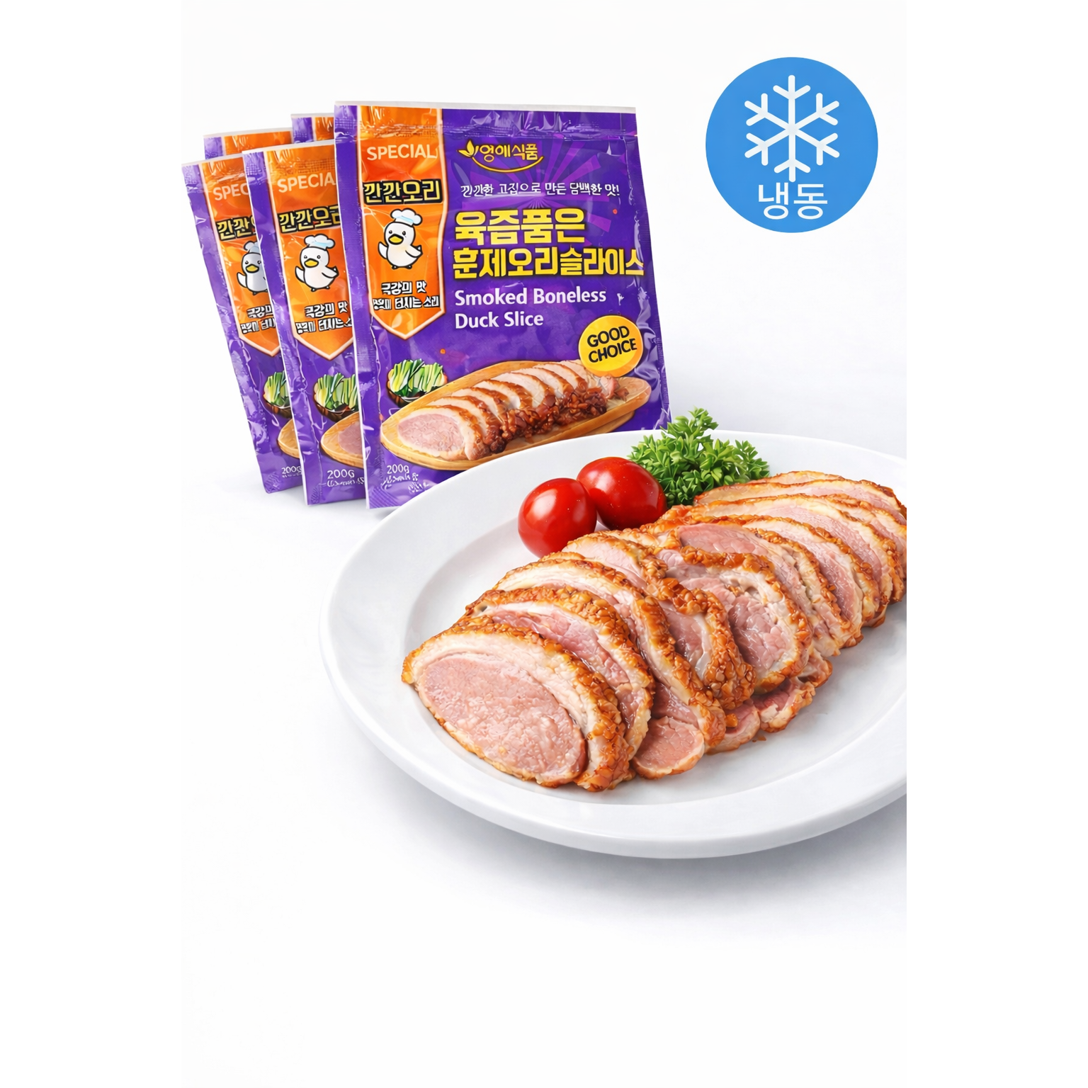 훈제오리 슬라이스, 200g, 5개 16,800원