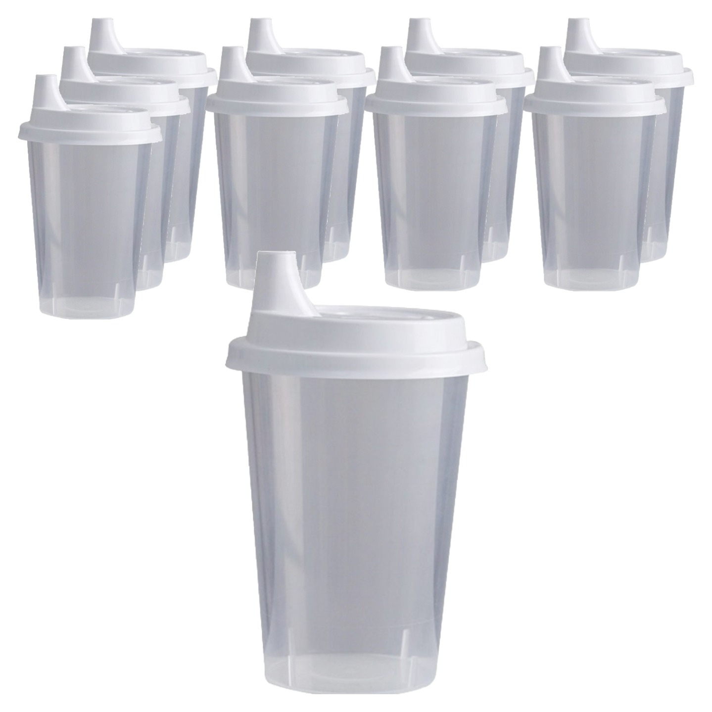 바나나빌딩 일상곳곳 다회용 밀폐용기 물컵, 10개, 500ml 6,900원