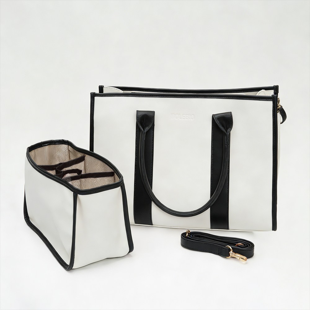 BOLEBIO 가죽 방수 기저귀가방 육아 스백 대형 + 이너백 세트 43,900원