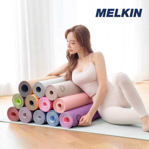 [백화점 정품] 멜킨스포츠 부드러운 쿠셔닝 미끄럼 없는 멜킨 NBR TPE 코르크 요가매트 필라테스 홈트 두꺼운 층간소음 헬스장 40,700원
