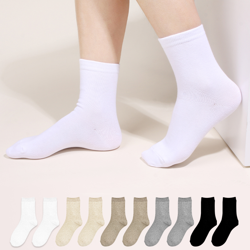 두발로 여성용 국산 에센셜 프리미엄 무지 중목 양말 10켤레 9,450원