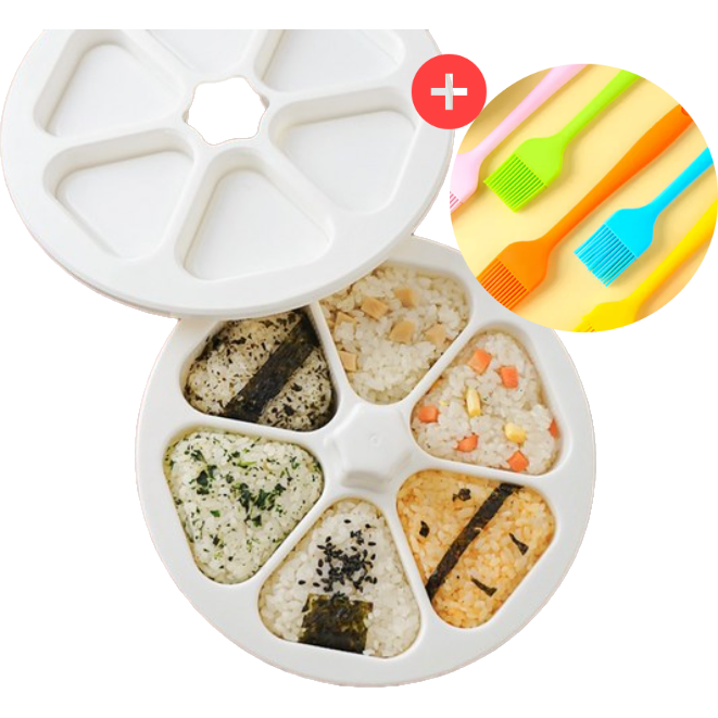 코리아 삼각김밥틀 6구 주먹밥메이커 김밥메이커, 1개, 화이트 5,900원