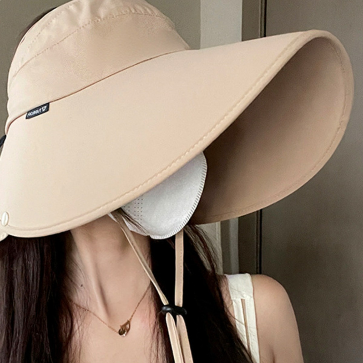 일상up 챙넓은 모자 햇빛가리개 와이드 버킷햇 썬캡 자외선차단 UV차단 여름모자 14,700원