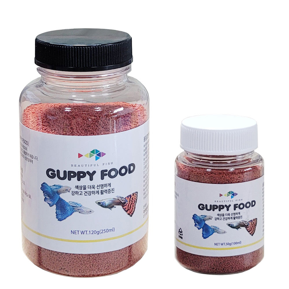 레인보우 구피 비트 사료 250ml + 100ml 세트 9,120원