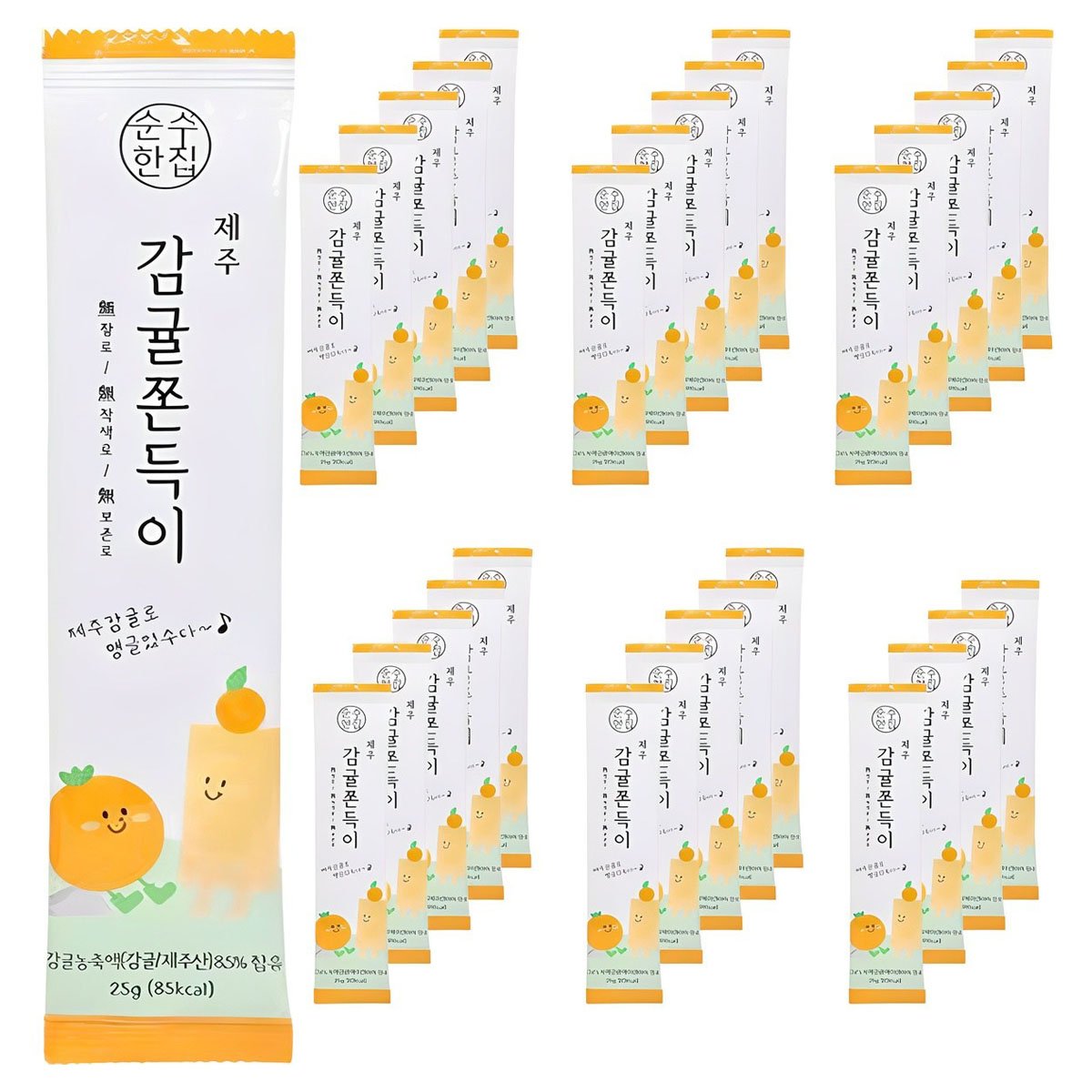 순수한집 제주 감귤 쫀득이, 375g, 2개 15,900원