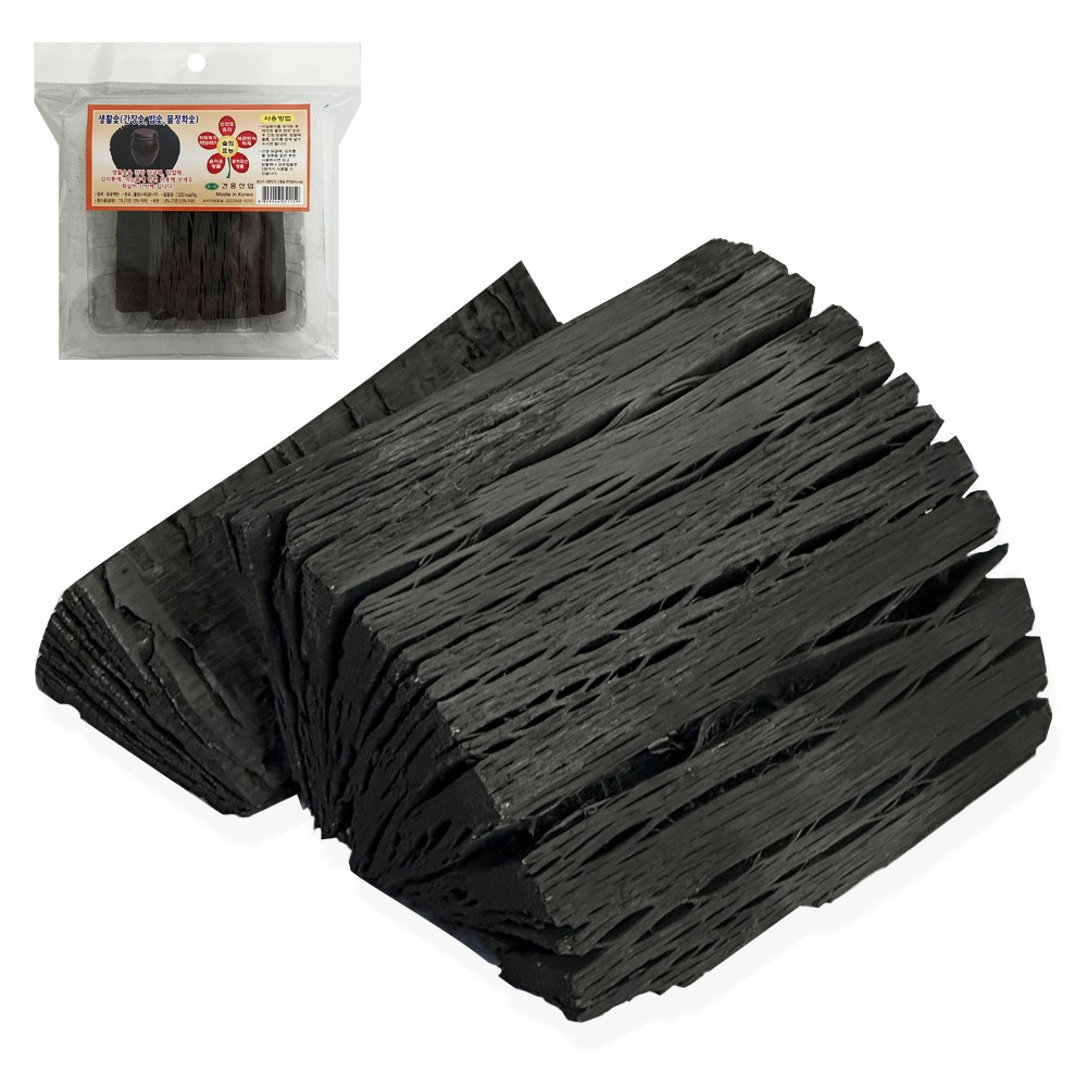 강원도 국내생산 참숯 (국산 백탄) 생활숯 정제 간장숯 밥 물정화 탈취 7,900원
