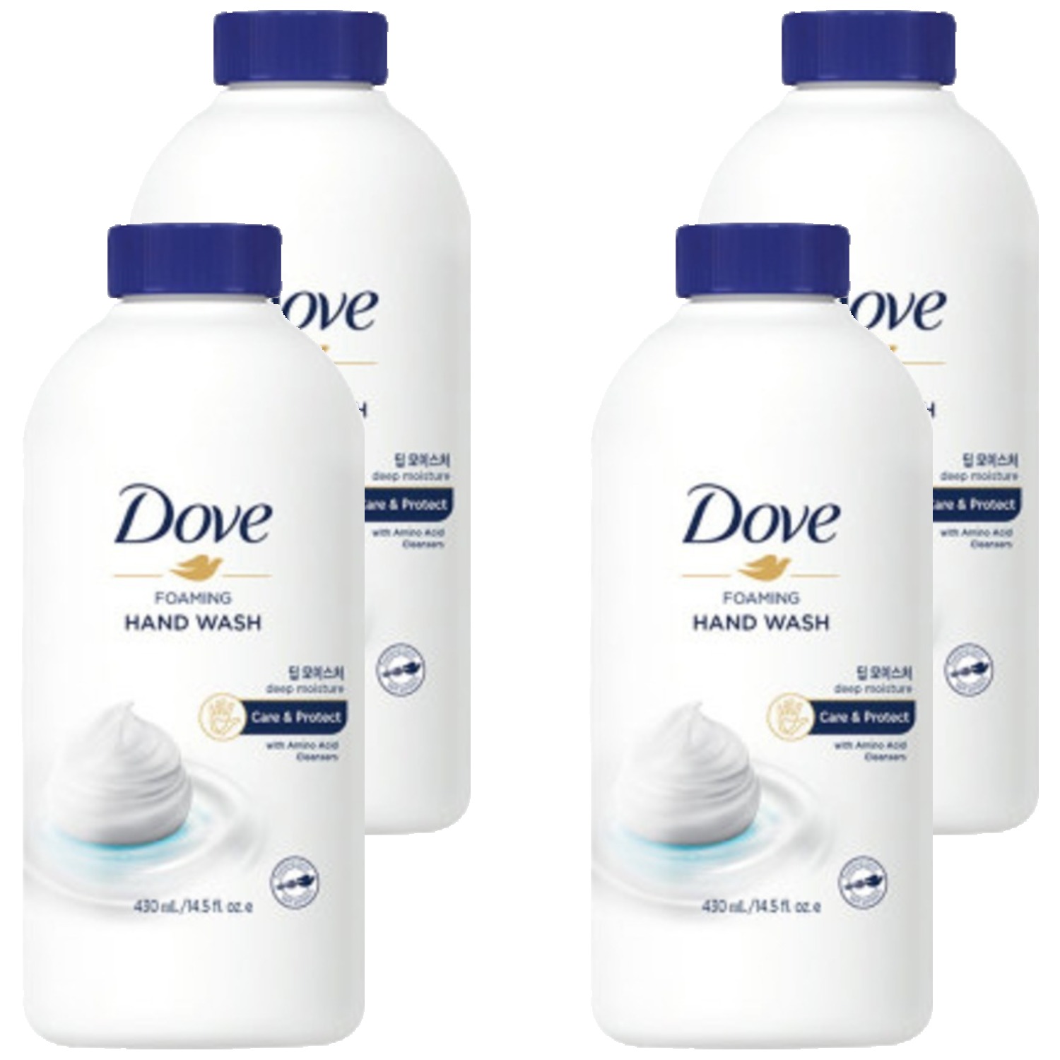 도브 포밍 핸드워시 딥 모이스처 리필, 430ml, 4개 19,460원