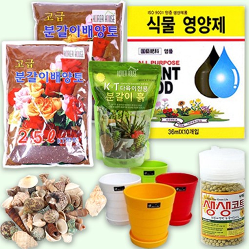 식물키우기 재료 모음 / 화분갈이 모종심기 원예체험 2,100원