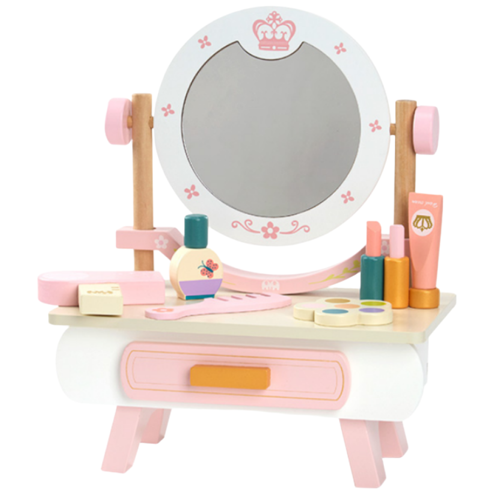그린키즈 [캐스B] 플레이 빅토리아 원목화장대/유아 소꿉놀이세트 메이크업데스트 96,000원