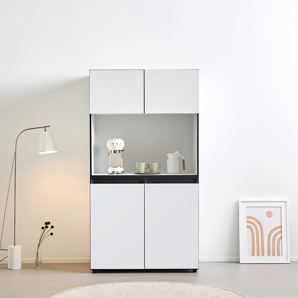 라자가구 모비오 LED 광폭 주방 수납장 1000 방문설치 417,020원