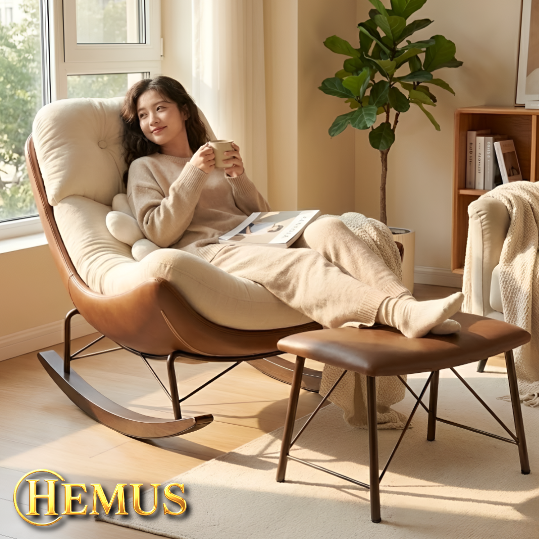 HEMUS 프리미엄 편한 1인용 1인 리클라이너 흔들의자 쇼파 안락 의자 독서 휴식 거실 281,500원
