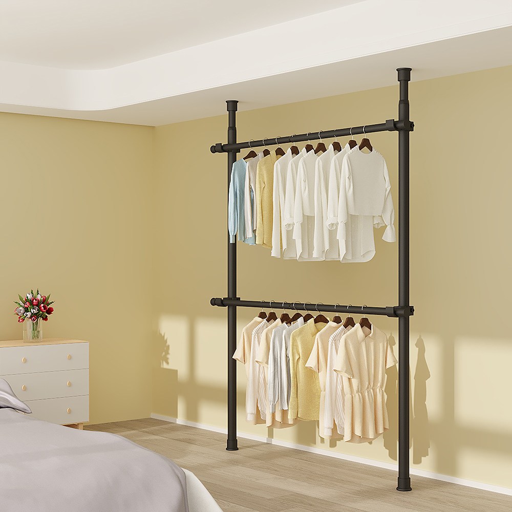 라온리빙 옷걸이 옷방 정리 드레스룸 철제 조립식 시스템 행거 2단 29,000원