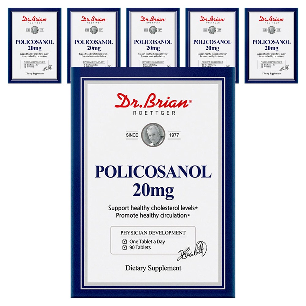닥터브라이언 폴리코사놀 20mg 타블렛, 90정, 6개 89,920원