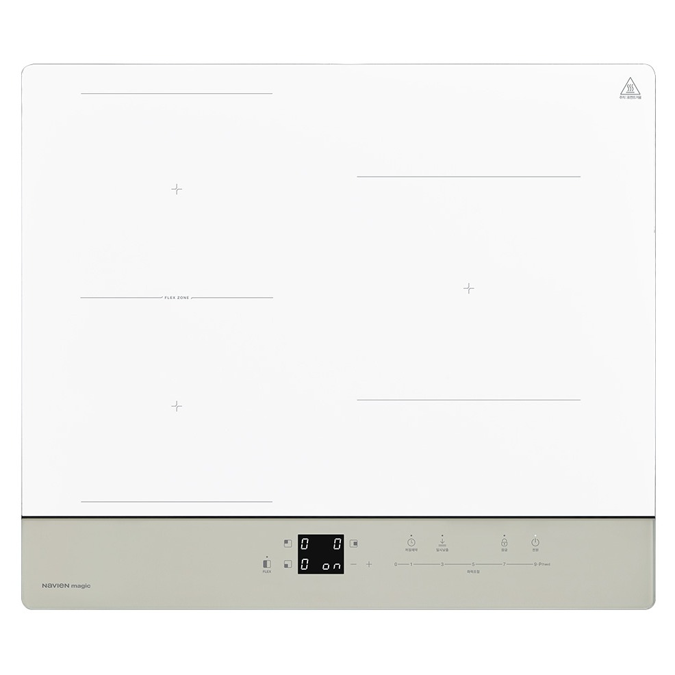 나비엔 매직 인덕션 슈퍼플렉스존 전기레인지 3구 화이트 330,650원