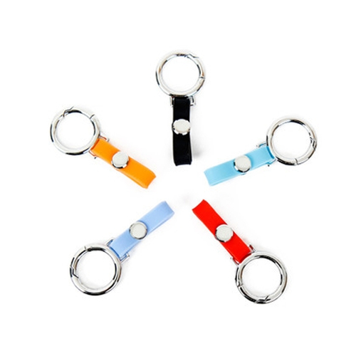 이너스 차량용 키홀더 열쇠고리 링후크 실리콘 스트랩, 블랙 4,900원