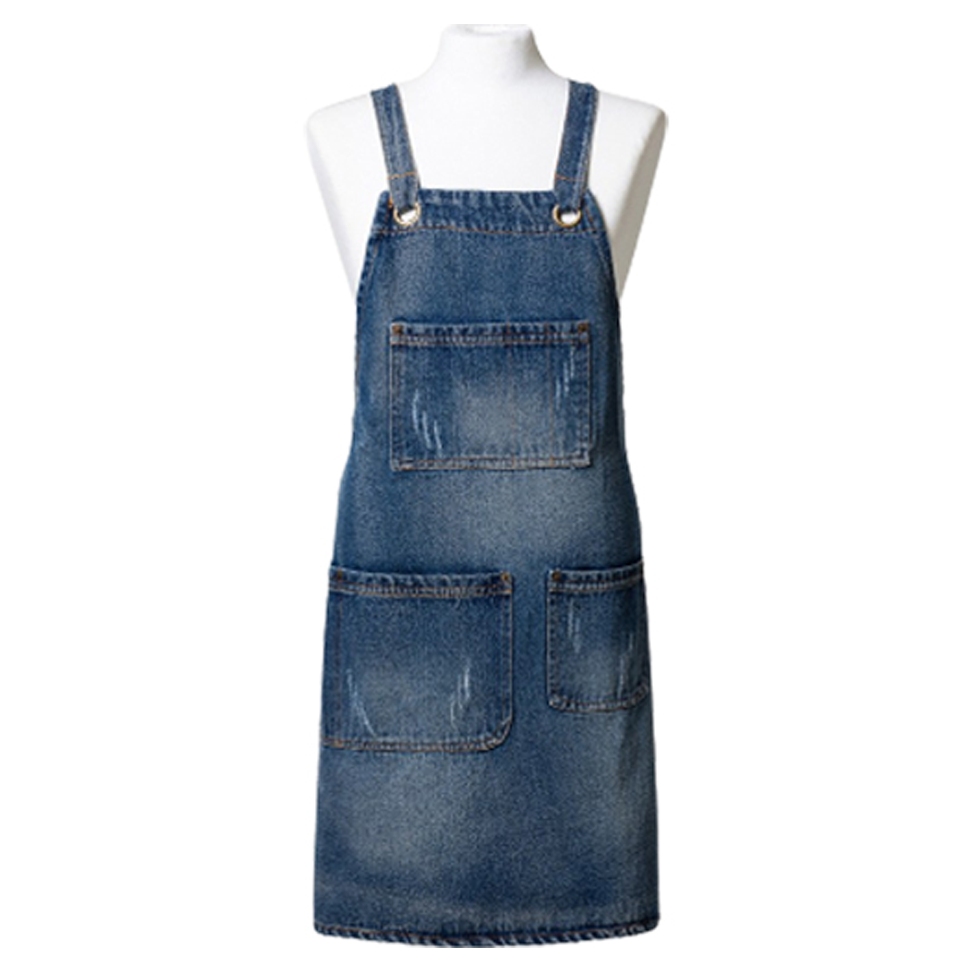 로사홈 빈티지 청 앞치마, 중청, 1개 20,600원