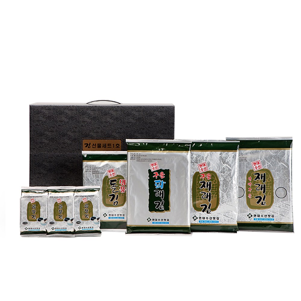 현대수산맛김 보령 대천김 선물세트 1호, 1개 39,700원