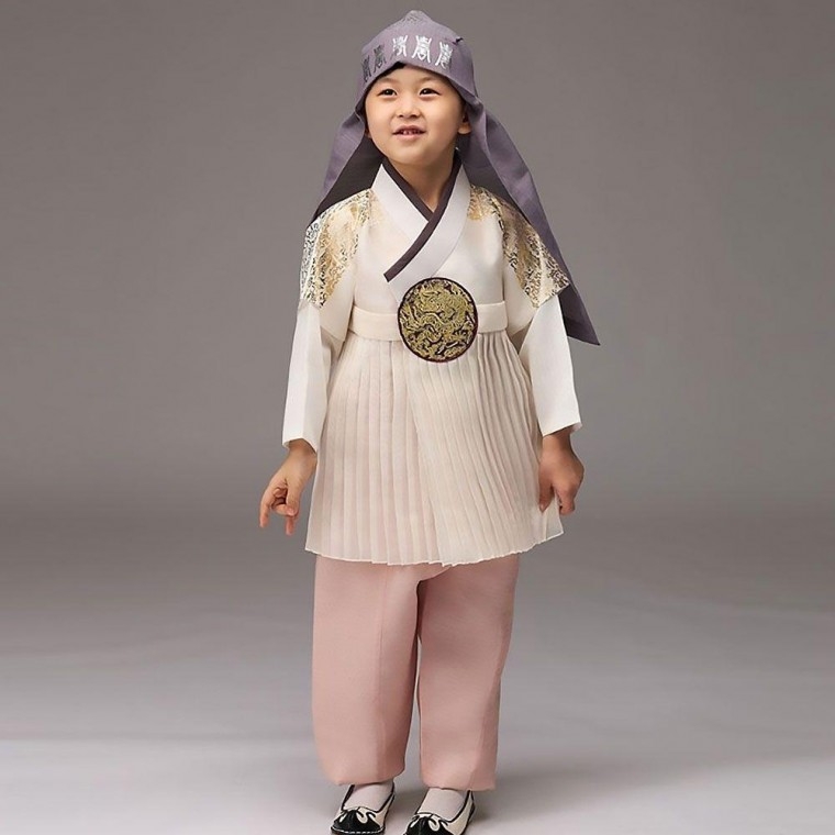 남아 아동한복 철릭st(금박아이보리) 176,000원