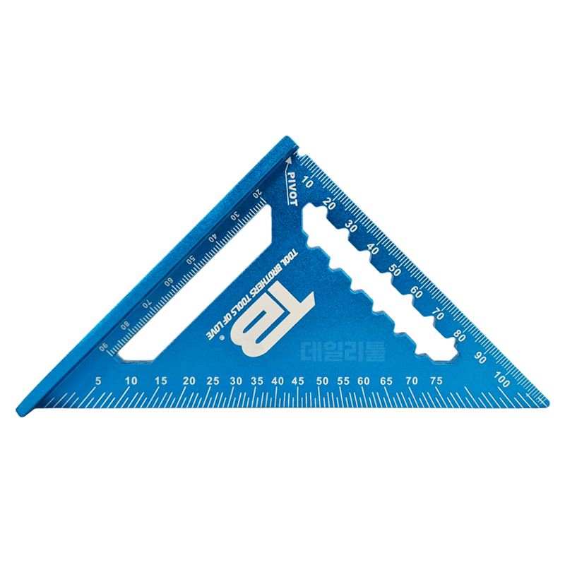 TB 115mm 알루미늄 삼각자 경량 골조 직각자 각도기 스피드 스퀘어, 1개 6,870원