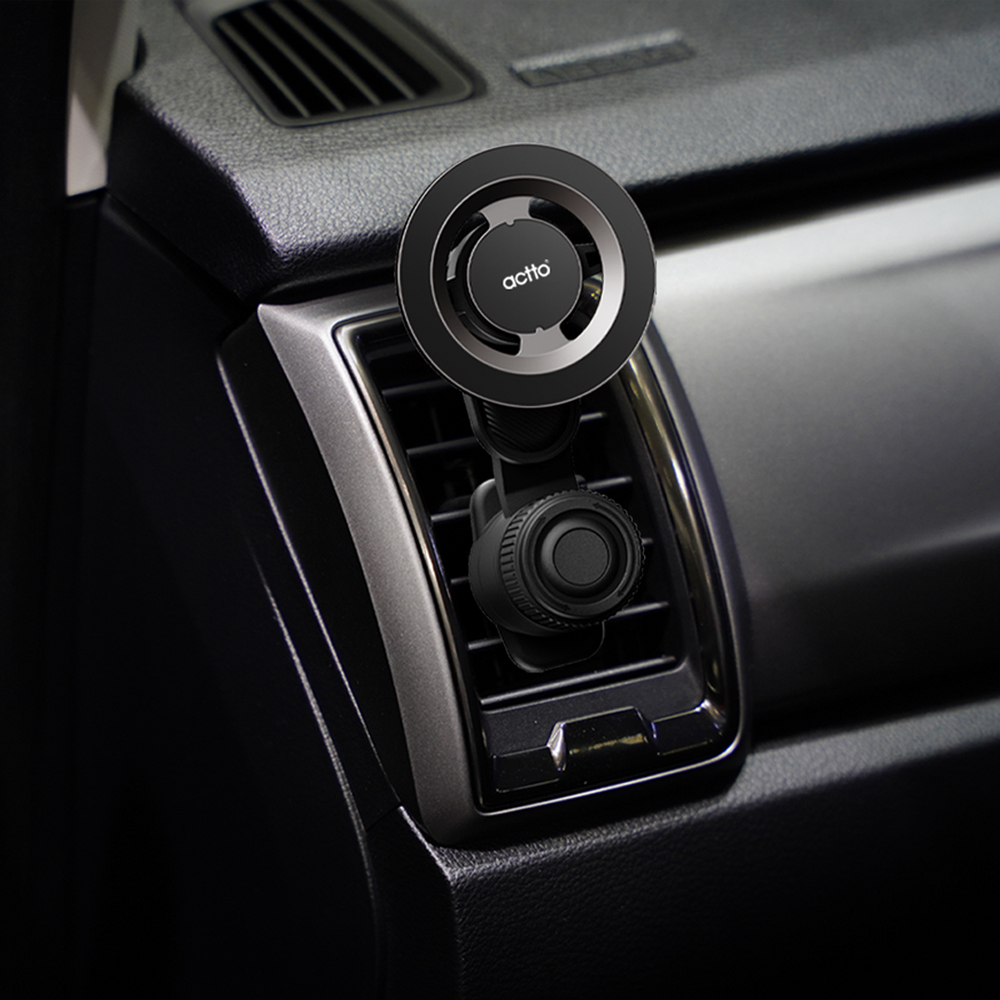 엑토 멕세이프 마그네틱 회전형 차량용 송풍구 핸드폰 거치대 MST-63, 1개, 블랙 14,440원