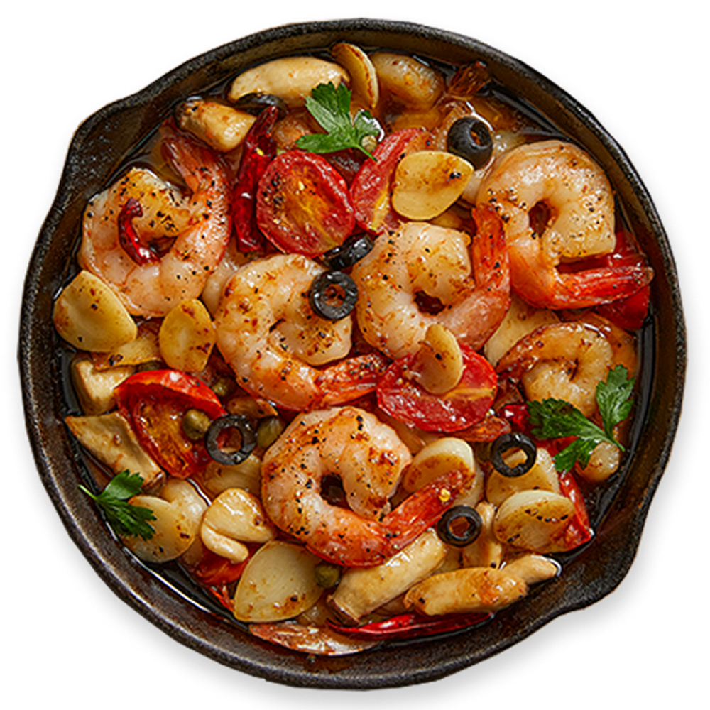 쿡솜씨 시칠리아식 이탈리안감바스 밀키트 캠핑 음식 요리 홈파티 2인분 (바게트 빵 포함), 1개, 520g 19,300원