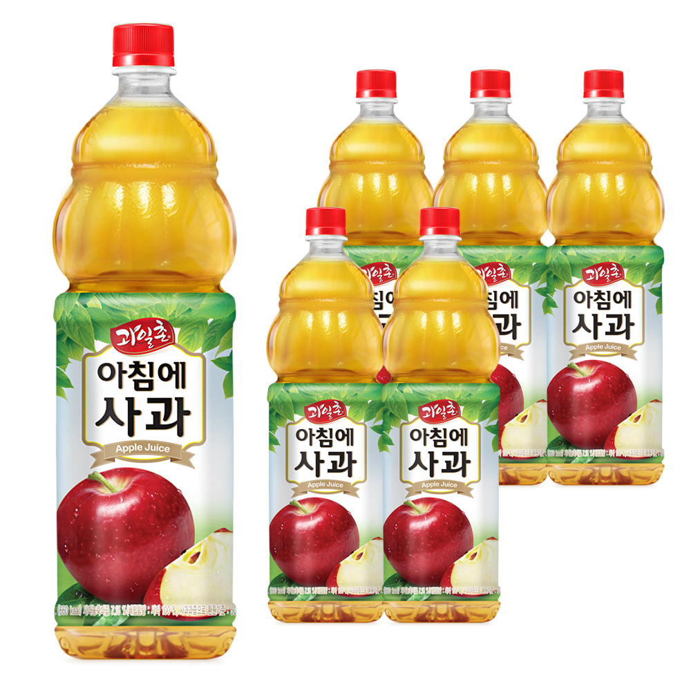 해태htb 과일촌 아침에 사과, 1.5L, 6개 15,500원