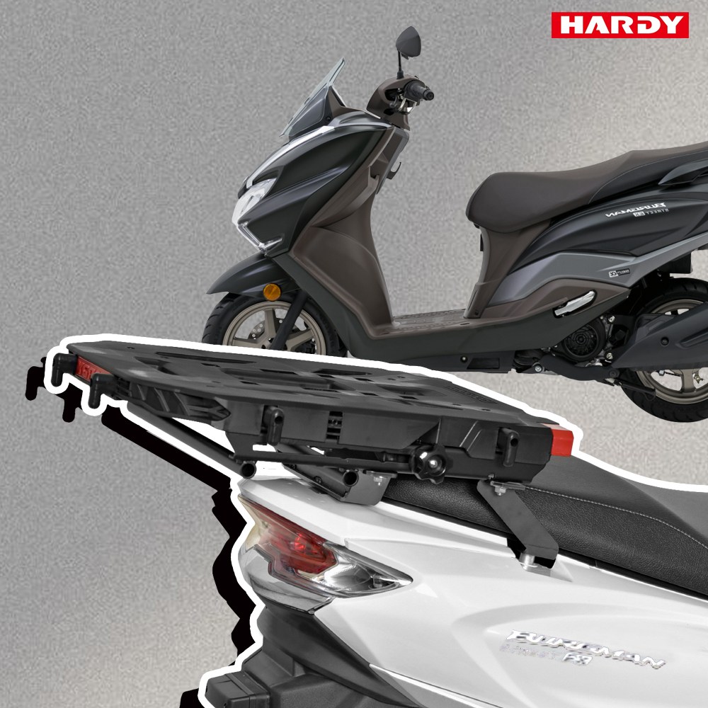 HARDY 스즈키 버그만 스트리트125EX 3단고정 슬라이드캐리어 튜닝 탑박스브라켓 짐대 107,000원