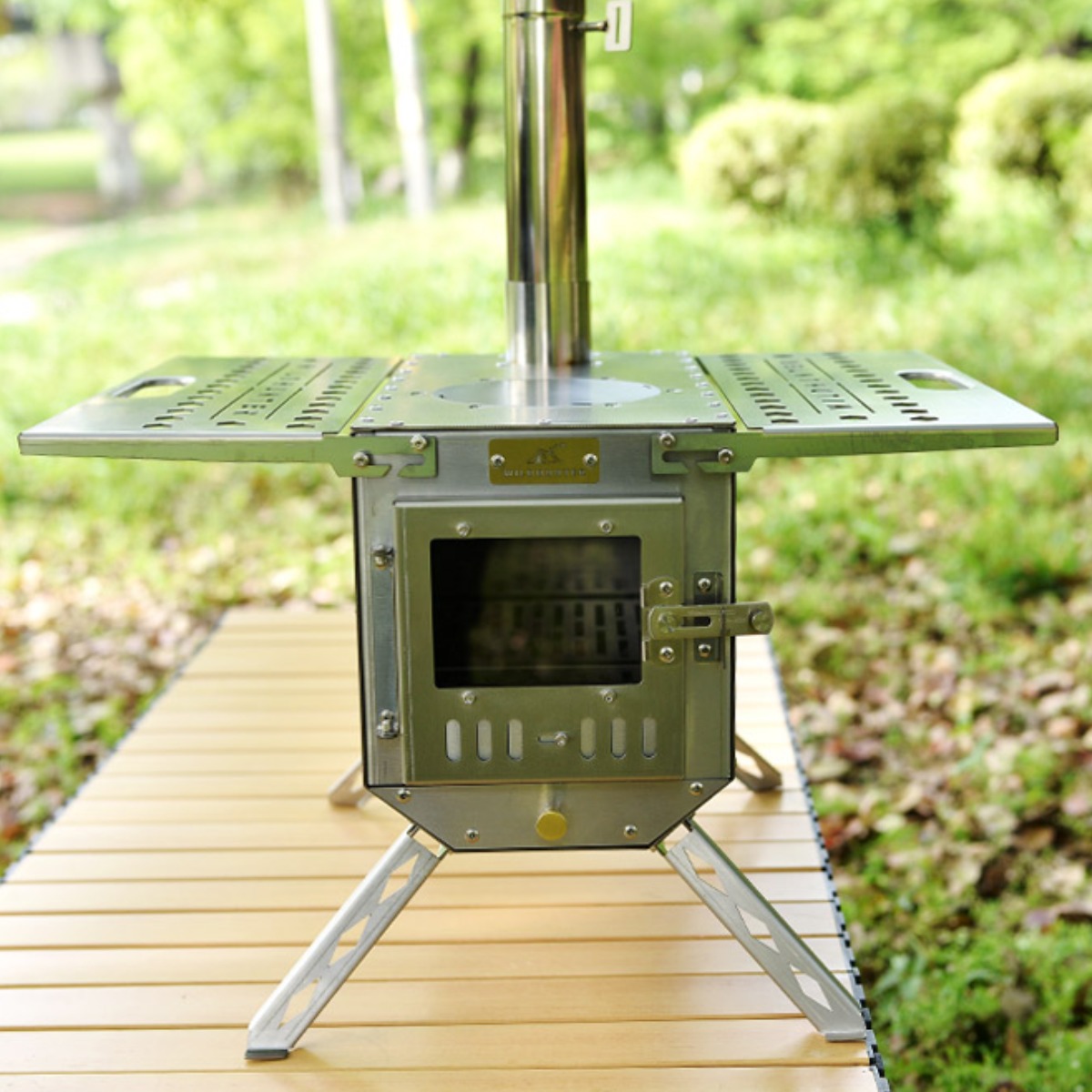 포지스 캠핑 화목난로 캠핑난로 펫렛난로 연통 야외난로 내열유리 불멍난로 249,000원