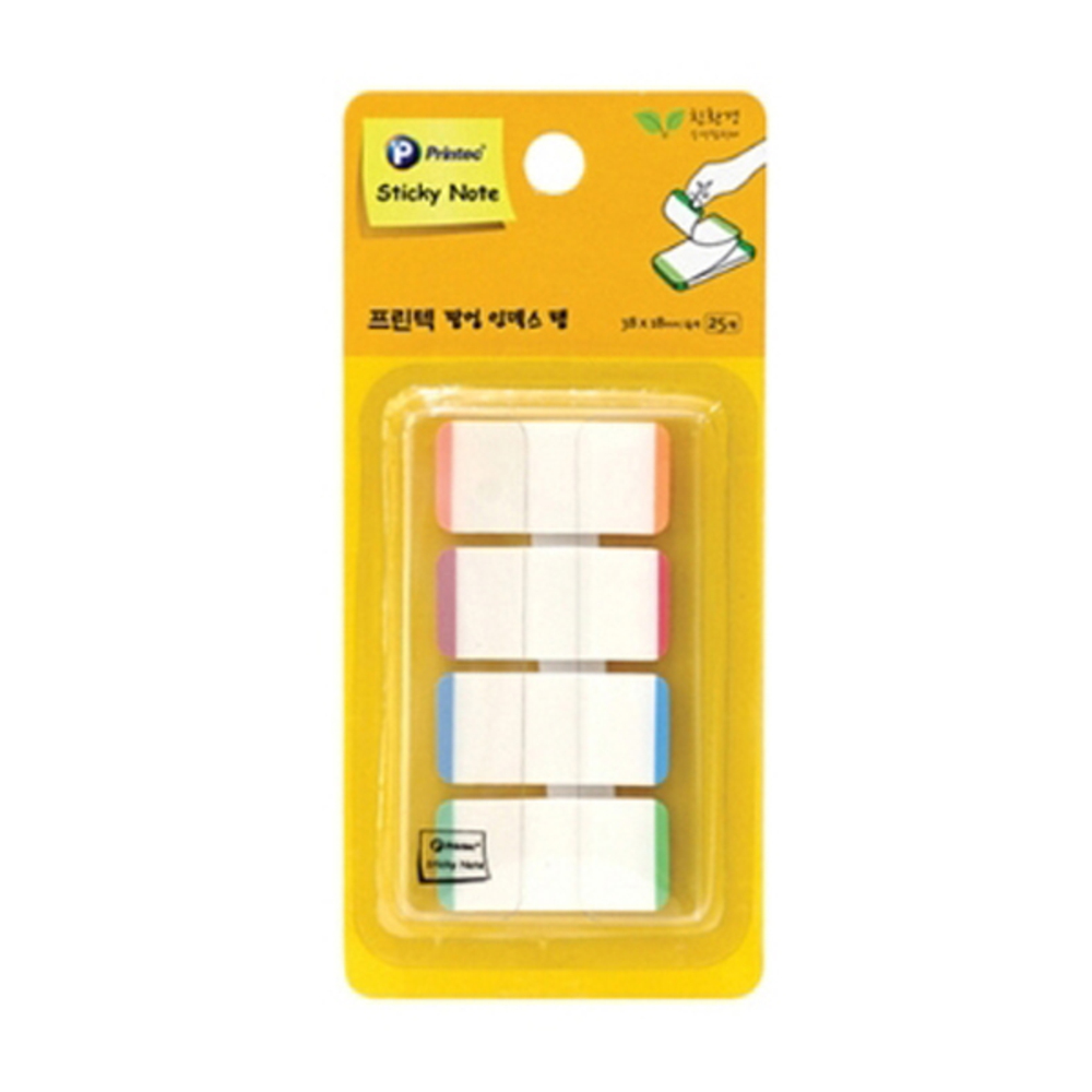 프린텍 팝업 인덱스 탭 스티키노트 38x18mm 6,300원