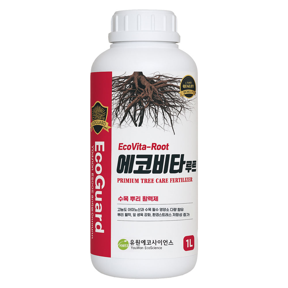 [유원에코팜] 에코비타루트 1L 나무 영양제 뿌리발근제 조경 비료, 1개, 1L 45,000원