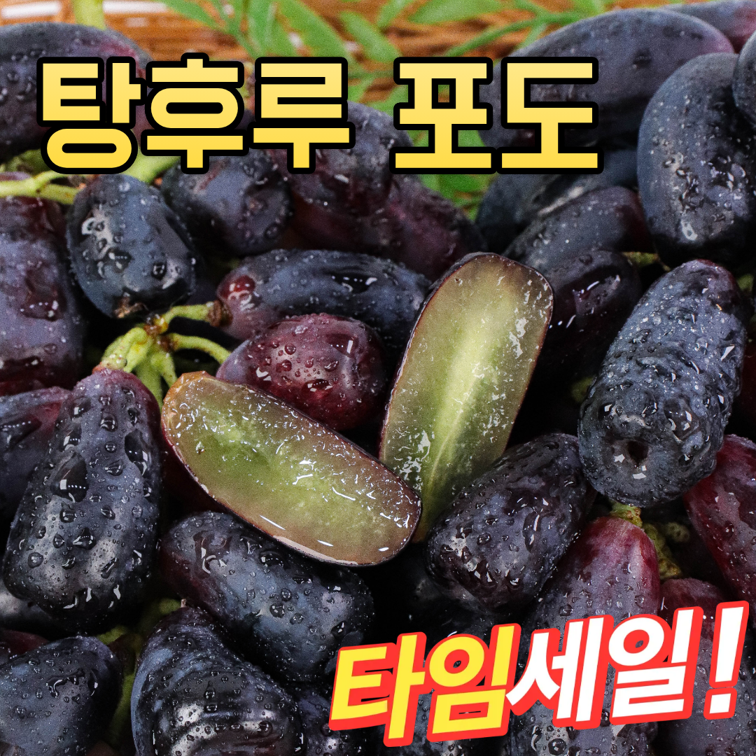 꿀당도 끝판왕 블랙사파이어 포도 가지포도, 400g, 1개 10,900원