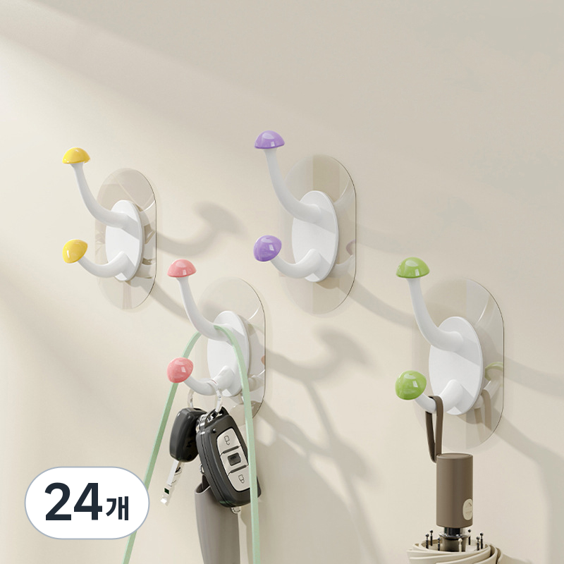 피어니스트 버섯디자인 후크 무타공걸이 46,200원