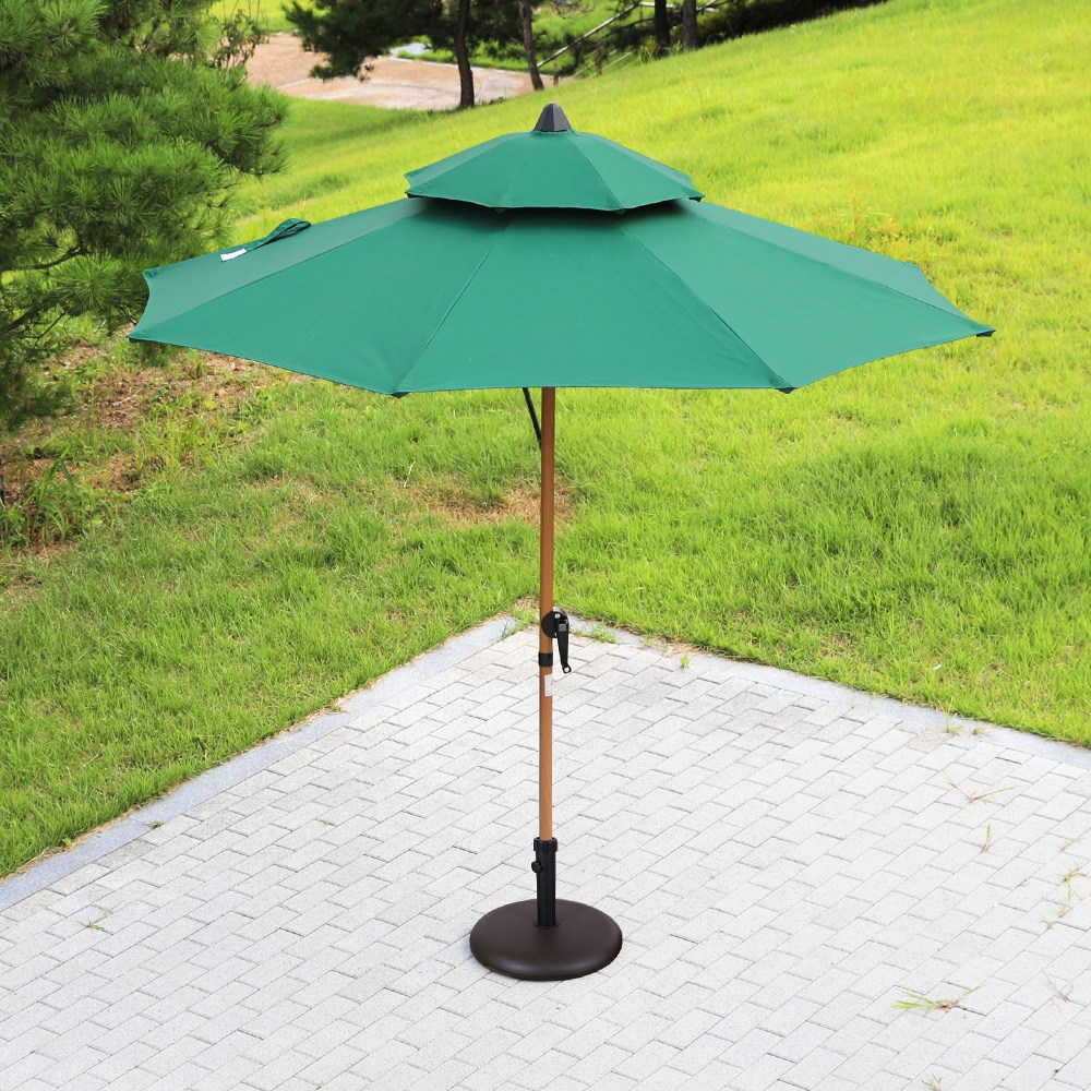 라라 2500 파라솔 썬베이스 25KG 받침대 포함 야외 간이 그늘막 정원 카페 대형 폴딩 129,900원