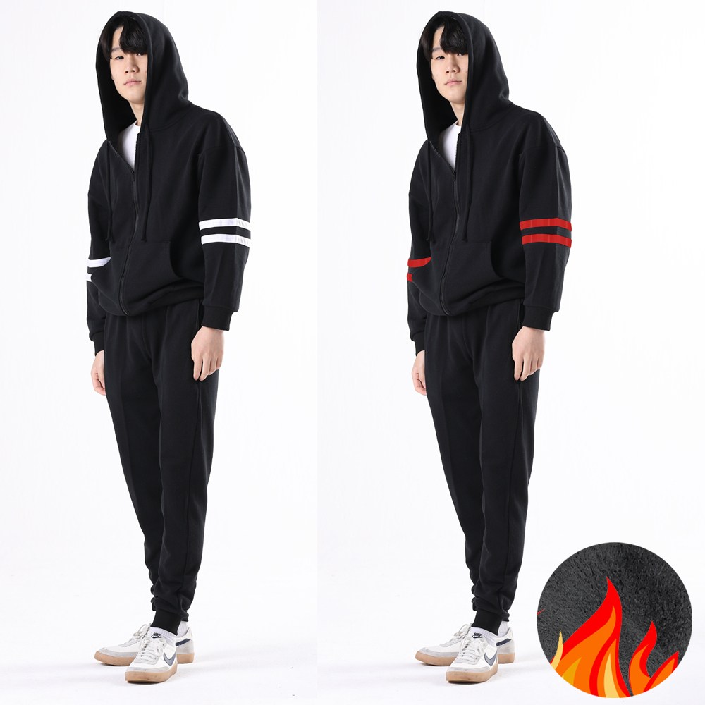 워나샵 국내제작 기모 경이로운 소문 츄리닝 M~4XL 후드집업세트 (상하)한벌 트레이닝세트 남여공용 자수라인 57,160원