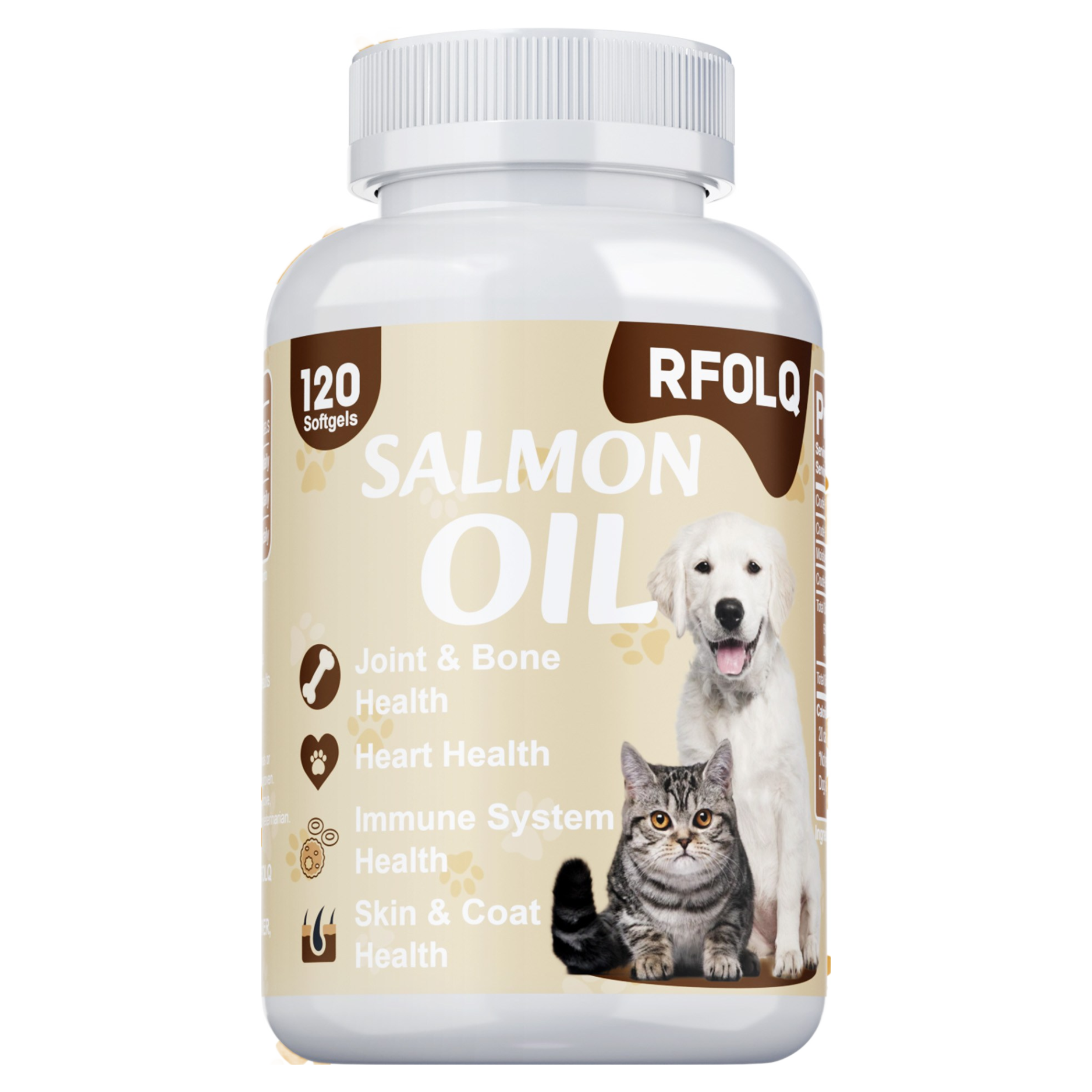 강아지와 고양이를 위한 연어 오일 - 건강한 피부와 털, 생선 오일, 오메가 3 EPA DHA, 100% 천연, 관절 및 뼈 건강 지원, 천연 알레르기 및 염증 방어 19,390원