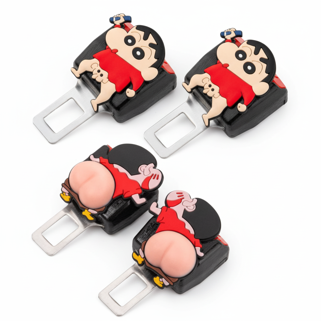루미또와 감성 캐릭터 자동차 안전벨트 연장클립, 4개, 못말리는캐릭터 13,600원