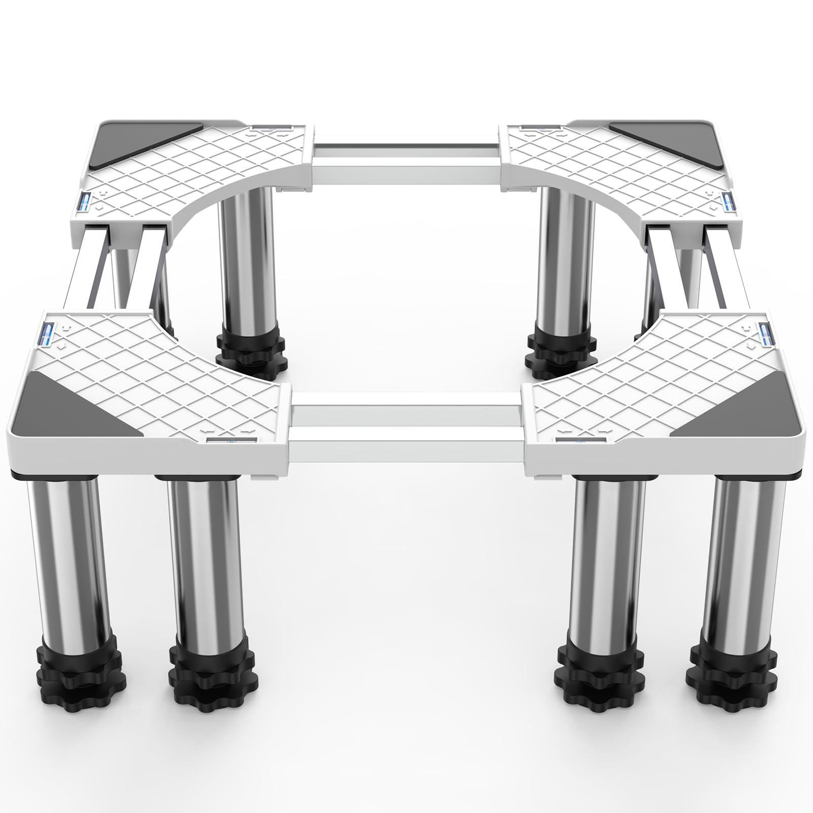 세탁기 냉장고 건조기 받침대 8발 높이조절 미끄럼방지 소음흡수, 1개, 화이트 30,900원