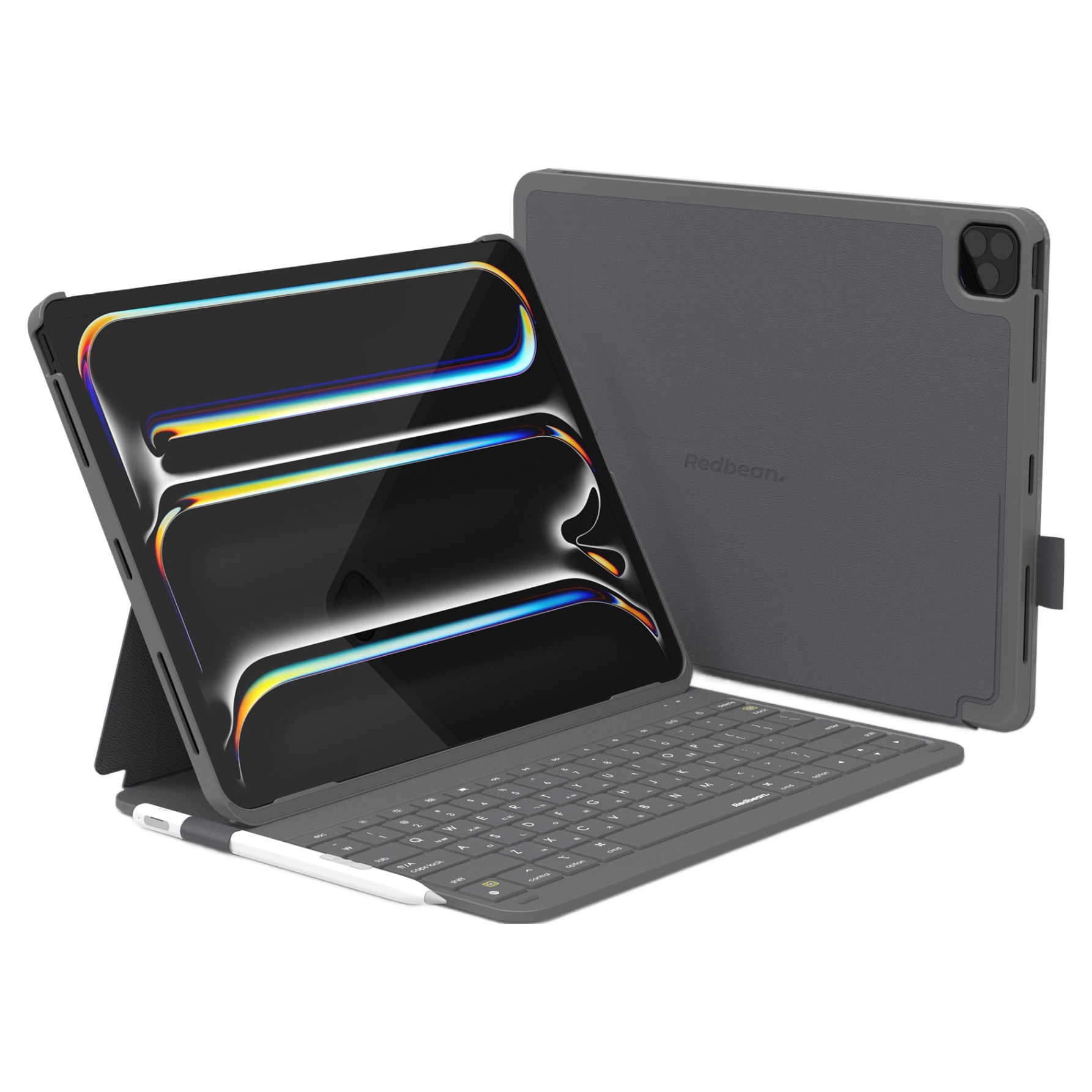 레드빈 블루투스 무선 매직 키보드 케이스, 스모키그레이, 1개 72,600원