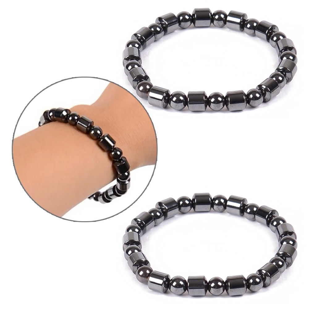 [2개 묶음] 패션팔찌  (자석팔찌 NO.6 2P) 패션 구슬 메탈 자석 팔찌 발찌 마그네틱 선물 남녀공용 5,200원