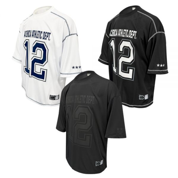 파시엔시아 풋볼 저지 WARRIOR 12 럭비 헬스반팔 미식축구 빅사이즈 오버핏 반팔티 박스티 76,000원