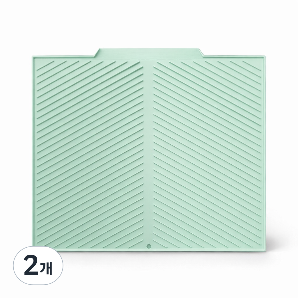 erhos 에어프라이어 열차단 다용도 실리콘 매트, 2개, 노르딕 그린 30,200원