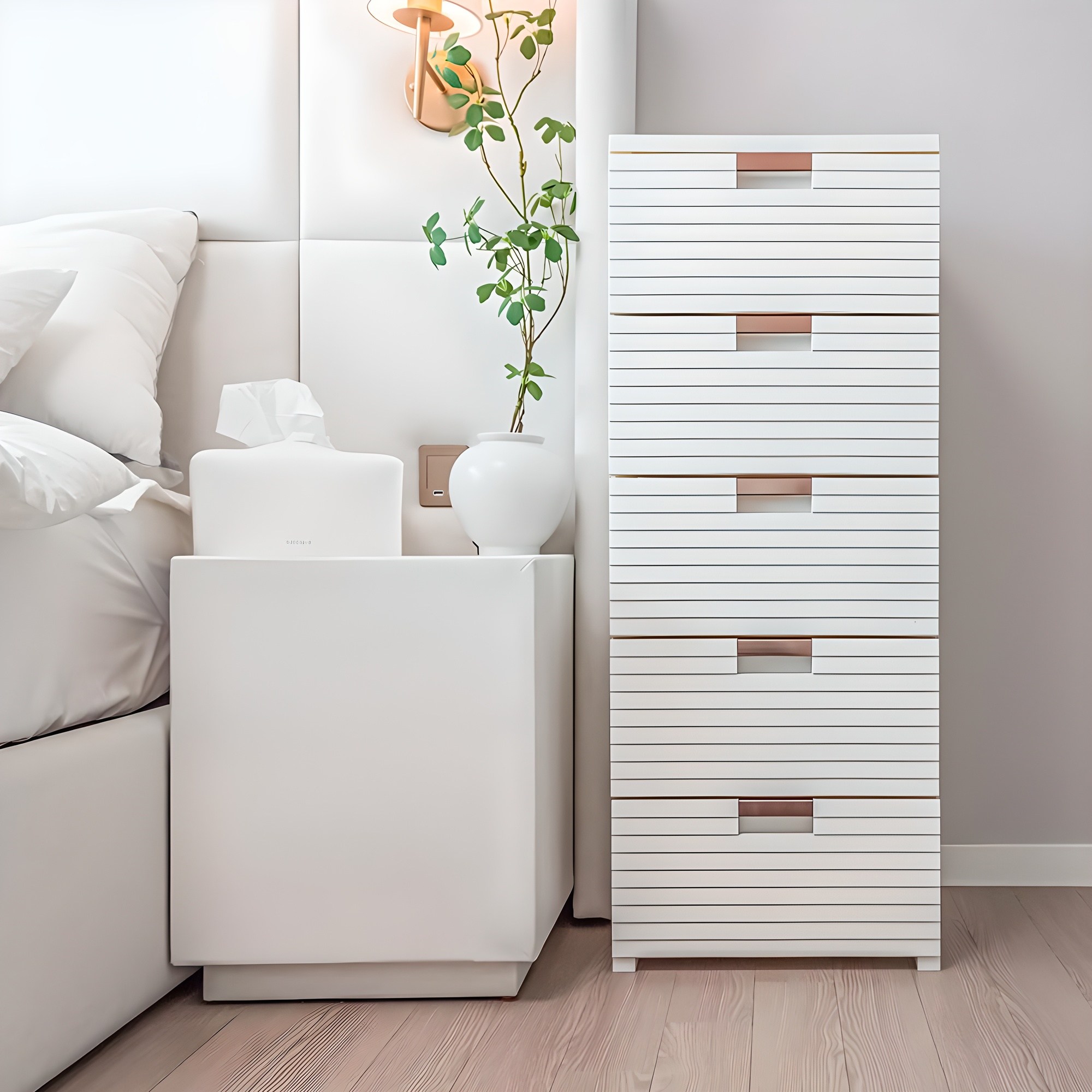 아임홈리빙 라인 서랍장, 5단, 화이트 48,690원