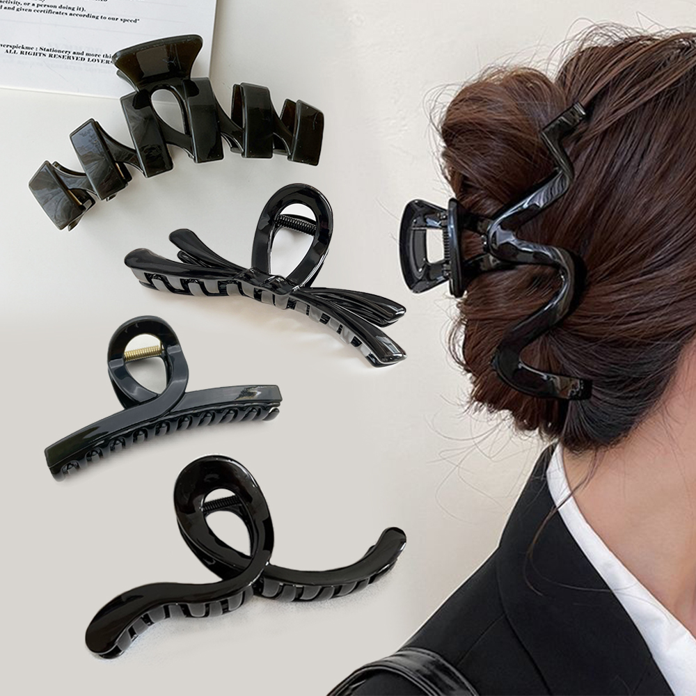무식이네 엘레강스 올림머리 빅 헤어 집게핀 5종 세트 A119 6,900원