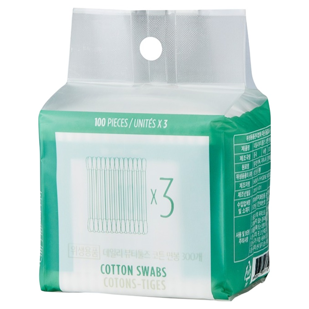 더페이스샵 데일리 뷰티툴즈 코튼면봉 1,600원